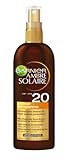 Garnier Ambre Solaire Sonnen-Öl Spray LSF 20, 1er Pack (1 x 150 ml)