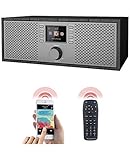 VR-Radio Internetradios: Stereo-WLAN-Internetradio, Farb-Display, 12 W, Bluetooth 5, Fernbed. (WLAN Lautsprecher)