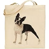 C & S Products CS Boston Terrier 4801 | Baumwolle | wiederverwendbar | Shopping | Strand | Tragetasche | Tasche