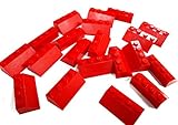20 LEGO Dachstein 45 2 x 4 Rot