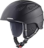 ALPINA GRAP 2.0 Skihelm, Unisex – Erwachsene, black matt, 54-57