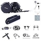 8fun Bafang BBS02B 48V 750W Mittelmotor ebike e-Bike Elektrofahrrad Umbausatz Mittelmotor für Mountainbike Rennrad