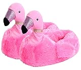 Alsino Flamingo Hausschuhe Größe: 37-42 Pantoffeln Plüsch Schuhe Puschen Kuschel-Hausschuhe, Größe:37-39, Flamingo Farbe wählen:pink