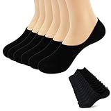 Stylevia Sneaker Socken Füßlinge Damen Herren Unsichtbare Kurze 10 Paar Groß Damen Mädchen Herren Sneaker Socken Füßlinge Baumwollesocken Größe 35-44 (Schwarz)