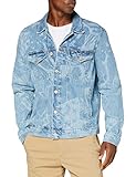Tommy Jeans Herren Regular Trucker Jckt Lslbr Jacke, Blau (Laser Light Blue Rigid), L