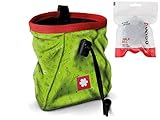 Ocun Chalkbag Lucky/Push mit Chalk Ball und Belt (Icons Green)