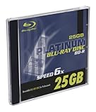 Platinum 25 GB BD-R Blu-ray-Rohling (4x Speed) in 1er Jewel Case