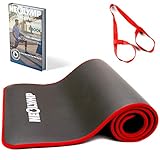 Neolymp FITNESSMATTE / SPORTMATTE (183cm x 63cm) FÜR DEN PROFISPORTBEREICH + EBOOK MIT ÜBUNGEN / GYMNASTIKMATTE /