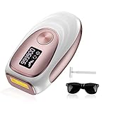 IPL Geräte Haarentfernung Mit Eiskühlsystem, 999.900 Blitze Laser-Haarentfernung für Frauen Permanente Eiskompresse Schmerzloses Haarentfernungssystem für den ganzen Körper