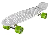 Ridge Skateboard Big Brother Nickel 69 cm Mini Cruiser, weiß/grün