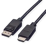 ROLINE DisplayPort Kabel DP-HDTV ST/ST 3m