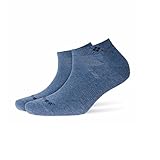 Burlington Everyday 2-Pack Damen Sneakersocken light jeans (6662) 36-41 aus weicher gekämmter Baumwolle