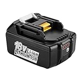 Energup 18V 5Ah 90Wh Li-ion Ersatzakku für Makita BL1850B BL1860 BL1850 BL1840 BL1830 BL1820 BL1020B BL1815