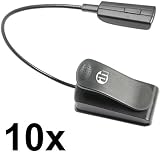10 Stück ADAM HALL SLED 1 PRO LED-Notenpultleuchte (2x Leuchtdioden je Lampe) Flexilight Minilight SLED1PRO