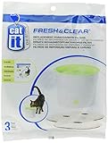 Catit 55601 Ersatz-Reinigungsfilter 3er Pack für 3 L Trinkbrunnen