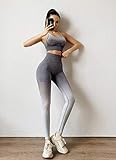 RTUITG Yoga Set Sport BH Leggings Frauen Gym Set Kleidung Nahtloses Training Fitness Sportswear Fitness-B_S