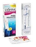 2x Clearblue Frühe Erkennung Schwangerschaftstest + 1x Pregnafix Schwangerschafts-Frühtest + 1x Z1 Pharma Schwangerschaftstest