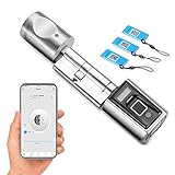 WE.LOCK SECB Fingerabdruck des elektronischen Türschlosszylinders mit Karte, Bluetooth Arbeiten mit WiFi