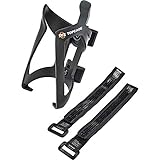 SKS GERMANY ANYWHERE TOPCAGE Flaschenhalter, Fahrradzubehör (Flaschenhalterung für Fahrräder, inklusive Gurte für Rohre mit Durchmesser bis 80 mm, sicherer Flaschenhalt), schwarz