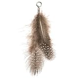 Glorex Deko-Feder mit Öse ca. 9-11cm 6St, Mehrfarbig, 16.5 x 8.6 x 0.2 cm