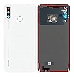 Original Huawei Akkudeckelmit für Huawei P30 LITE mit Fingerprintsensor Abdeckung Backcover Cover in Pearl White Weiß