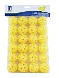 PGA TOUR 24 Air Flow Übungs Golfball, gelb, PGAT137
