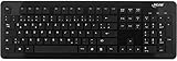 InLine Design Desktop Tastatur-Maus Set (USB, 2,4GHz Funk, DE Layout, optisch 1200 DPI) schwarz Einfarbig