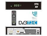 EDISION proton T265 LED DVB-T2 HD H.265 HEVC Full HD Hybrid FTA Receiver HDTV DVB-T2/DVB-C (DISPLAY, HDMI, SCART, S/PDIF, USB 2.0)