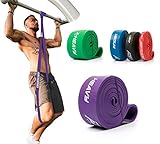 ActiveVikings® Pull-Up Fitnessbänder | Perfekt für Muskelaufbau und Crossfit Freeletics Calisthenics | Fitnessband Klimmzugbänder Widerstandsbänder (D - Lila : Heavy (starker Widerstand))