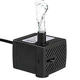 Decdeal Wasserpumpe Aquarium Pumpe Tauchpumpe für Brunnen Aquarium 2W / 2.5W / 4W Optional