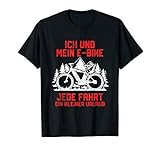 Fahrrad Elektrofahrrad Spruch Lustig Motiv Radfahren E-Bike T-Shirt