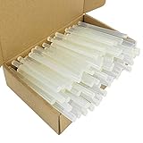 DDSTG 120 Stücke Heißkleber Sticks 7x100mm Transparent Klebstoff für 7mm Heißklebepistole - Transparent