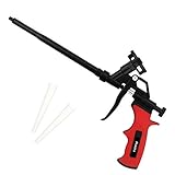 Schaumpistole, Preciva Bauschaumpistole Bauschaum Pistole PU Expanding Foam Gun Dosierpistole aus Metall