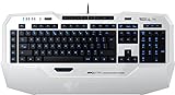 ROCCAT Isku FX Multicolor Gaming Tastatur (DE-Layout, Multicolor Tastenbeleuchtung, 36 Makrotasten inkl. 3 Thumbster-Tasten) weiß