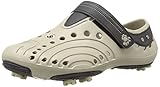 Dawgs Golfschuhe Herren Gr. 45 - Teint-Schwarz - Weiches und haltbares Eva-Material - Herausnehmbare Schaumeinlegesohle - Geformte Fußgewölbestütze - Dick Gepolsterte Ferse