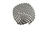 P4B | Anti-Rost Fahrradkette 9-Fach | 1/2 x 11/128 | 116 Glieder | Nietenlänge = 6,4 mm | Inkl. QR9-Verschlussglied | Nickelbeschichtung