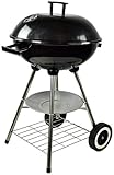 ACTIVA Grill Kugelgrill Atlanta, Schwarz, Holzkohlegrill Rundgrill Deckel