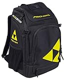FISCHER Unisex – Erwachsene, schwarz/gelb Boot/Helmet Backpack Alpine Race 36L, 36 Liter