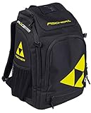 FISCHER Unisex – Erwachsene, schwarz/gelb Boot/Helmet Backpack Alpine Race 36L, 36 Liter