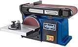 Scheppach Band-Tellerschleifer BTS 900 (Schleifmaschine mit 370W, 230V, 2850 min-1, Schleifteller Ø 150mm, inkl. 3x Schleifpapier und 3x Schleifband) Bandschleifer