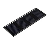 sourcing map PolyKristalline Solarzelle 78,8mmx28,3mm 0,2 Watt 2 Spannung de