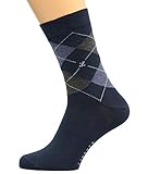 Max Lindner Herrensocken (45-47, schwarz gemustert)
