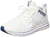 PUMA Herren Enzo Edge Mesh Straßen-Laufschuh, White-Digi-Blue, 42 EU