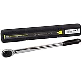 PRIOPA Drehmomentschlüssel Drehmoment Schlüssel mit 1/2' Knarre 40-200 Nm inkl. Koffer Torque Wrench with Ratchet