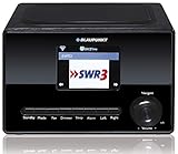 Blaupunkt IRK 1620 Internetradio mit Farbdisplay , Wlan, Küchenradio mit LCD Display 3,2 Zoll, USB, Wecker mit Alarmton, Wettervorhersage, Sleep Timer, Webradio, 3 Watt RMS