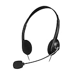 Speedlink ACCORDO Stereo Headset - Allround-Kombination aus Kopfhörer und Mikrofon, Leichtgewicht von 45 Gramm, schwarz