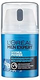 L'Oréal Paris Men Expert Gesichtspflege für Männer, Gesichtscreme mit Hyaluronsäure, Hydra Power Feuchtigkeitspflege Non-Stop Komfort, 1 x 50 ml