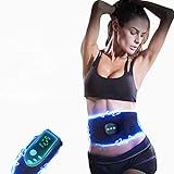 B/H Fitness ultraflache vibrationsplatte,Fitness Shaping Gürtel, Fettheben und Schütteln Maschine-APP Upgrade,Vibrationsplatte Magnetfeldtherapie Massage