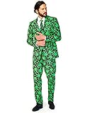 OppoSuits Lustige Abschlussball Anzüge für Herren - Komplettes Set: Jackett, Hose und Krawatte, 60 EU