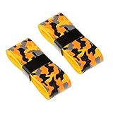 MagiDeal 2 Stück Griffbänder Overgrip Grip Anti-Rutsch Griffband für Badminton Tennis Squash Schläger - Gelb und Orange
